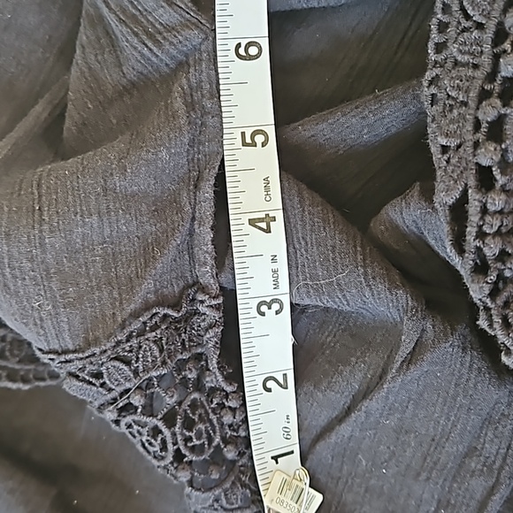 LaBlanca 2x black swim cover-up. EUC. Subtle with  sexy lace trim detail. - Picture 11 of 11